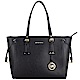 MICHAEL KORS Voyager 黑色防刮皮革拉繩托特包 product thumbnail 1