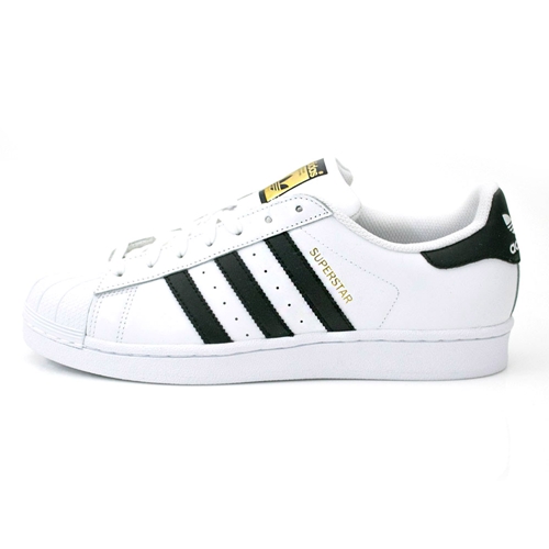 ADIDAS-SUPERSTAR 女休閒鞋C77124-白