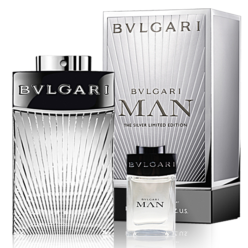BVLGARI 寶格麗 白銀當代男性淡香水限量版(100ml)-贈當代男小香