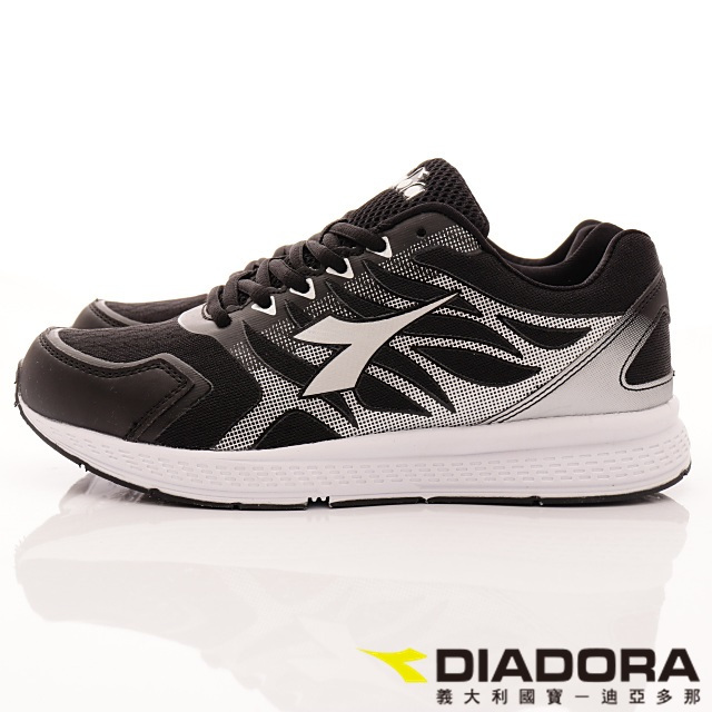 DIADORA-專業彈力跑鞋款-RSI000黑(女段)