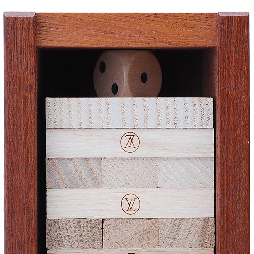 LOUIS VUITTON Wood Jenga Game VIP 41081