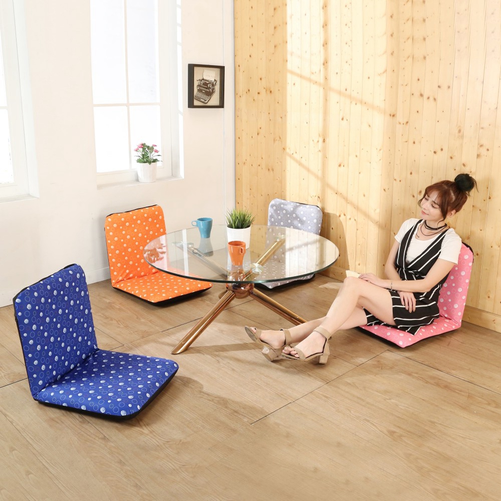 BuyJM輕巧泡泡六段調整和室椅/折疊椅(4色)45x43x42公分-免組裝