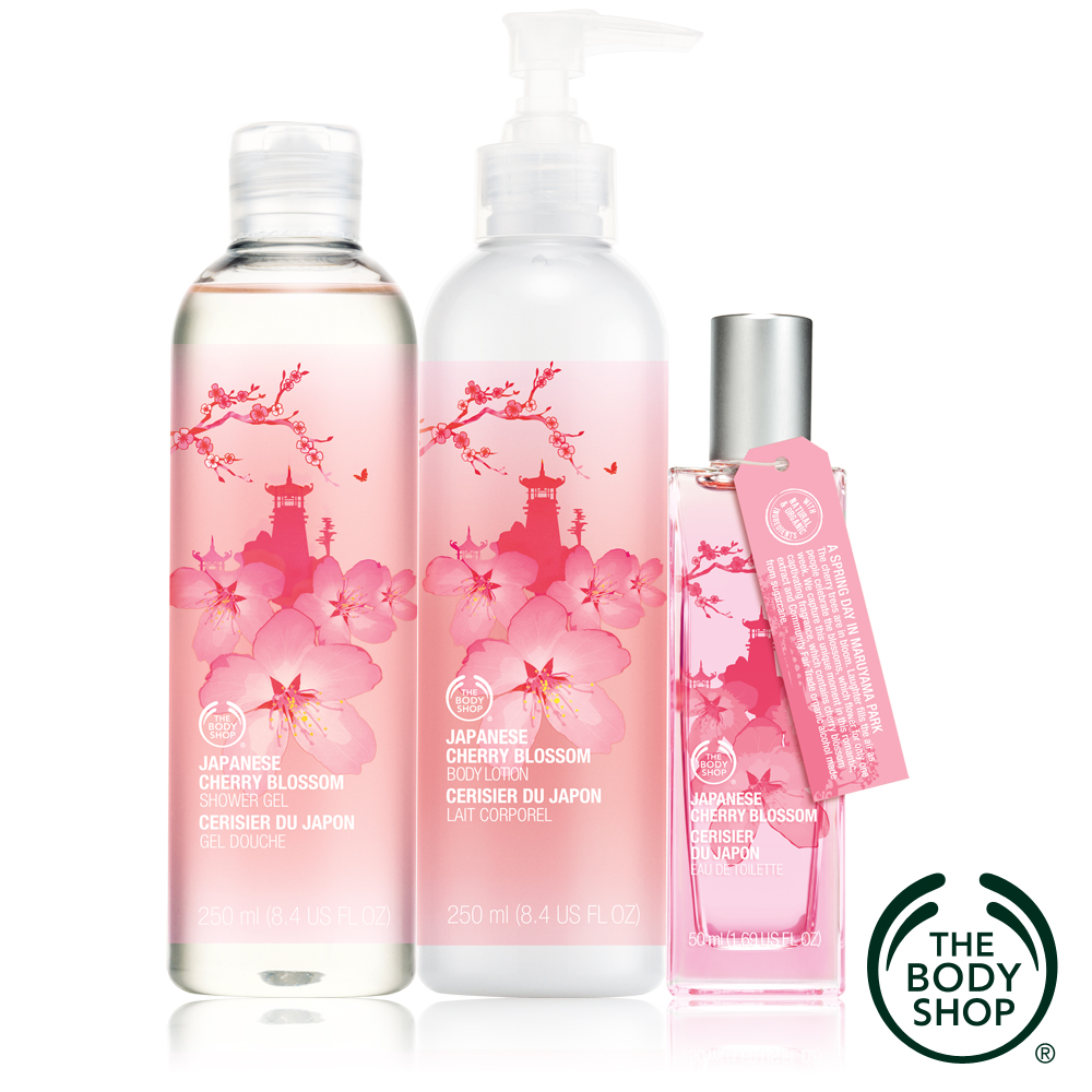 The Body Shop 日本櫻花沐浴香氛組