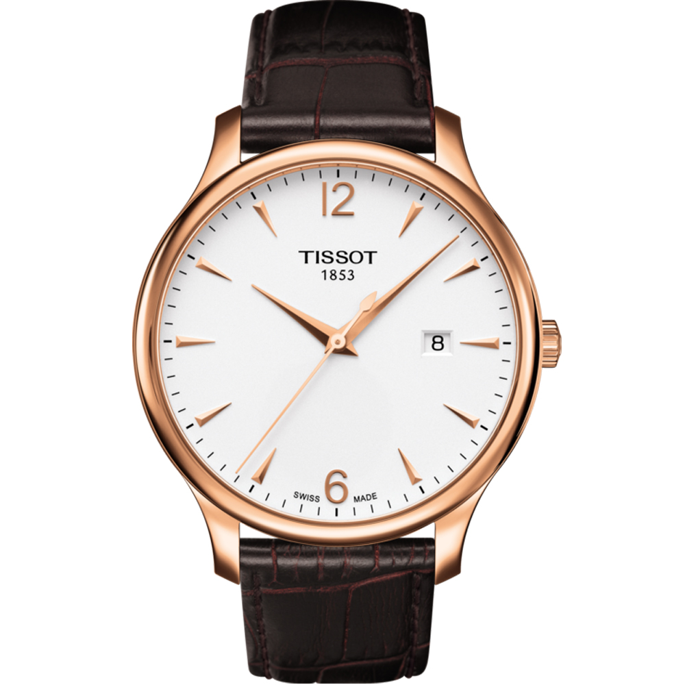 TISSOT T-TRADITION 極簡雅士 時尚腕錶-白/42mm