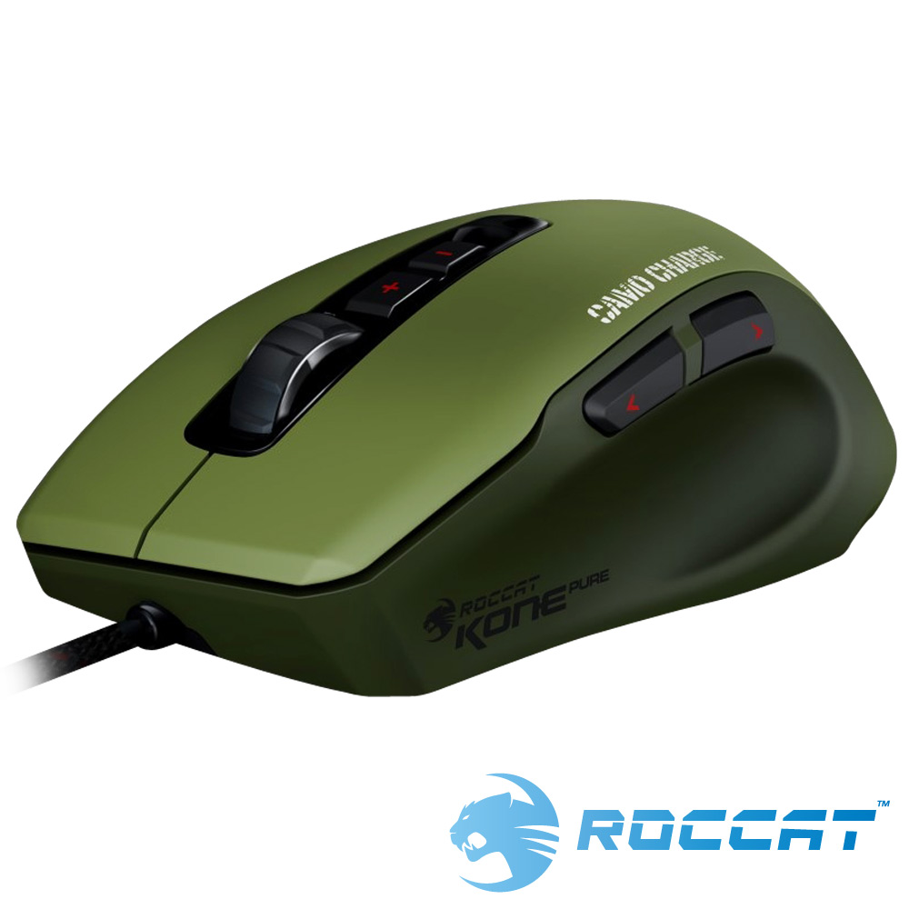 ROCCAT KONE PURE 雷射電競滑鼠-迷彩衝鋒