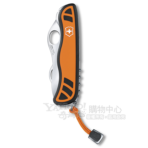 VICTORINOX 6用單手開防滑刀殼瑞士刀-橘