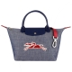 Longchamp Le pliage Neo 牛仔布短帶水餃包/斜背包(藍/小) product thumbnail 1