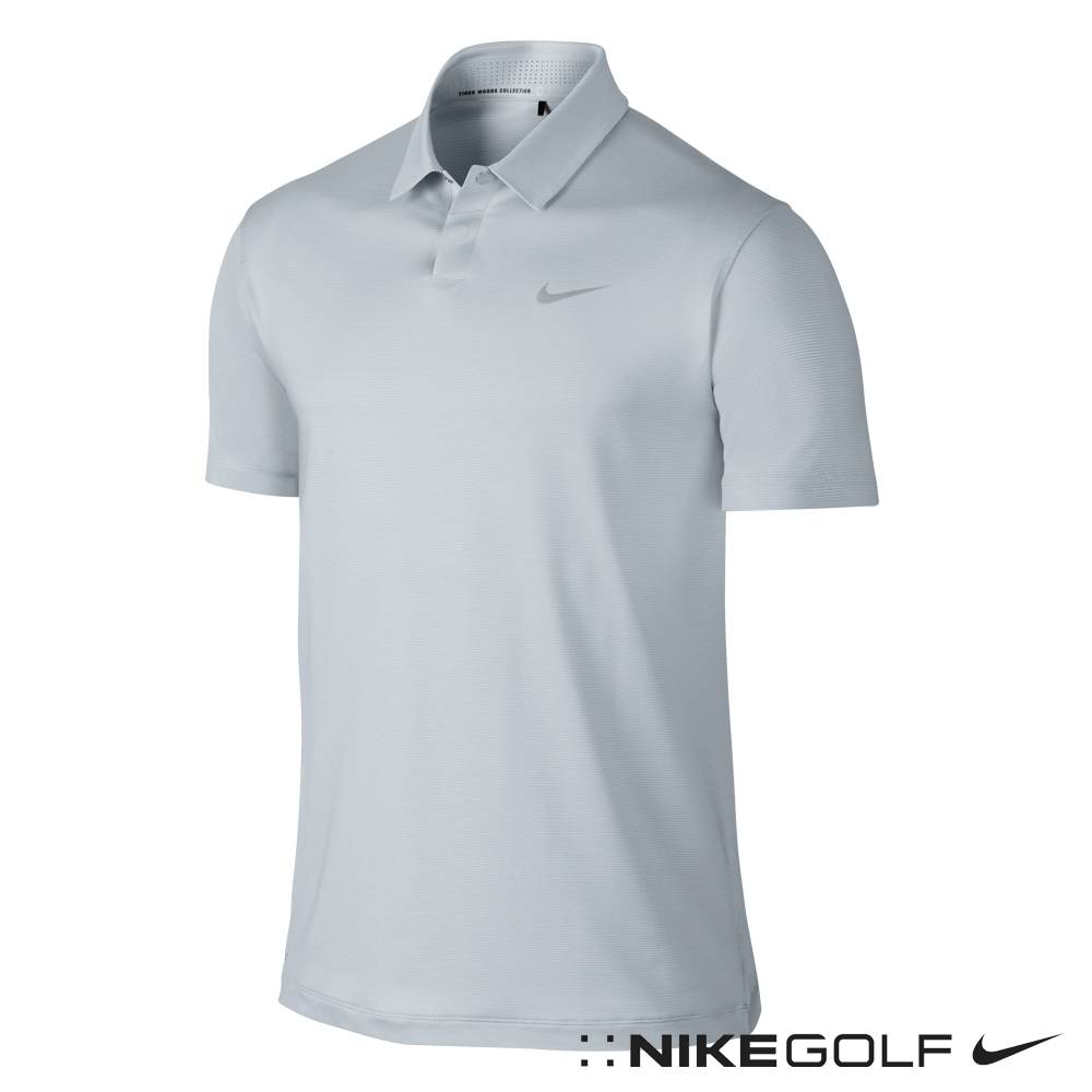 NIKE GOLF 老虎伍茲排汗短袖POLO衫-灰648720-043