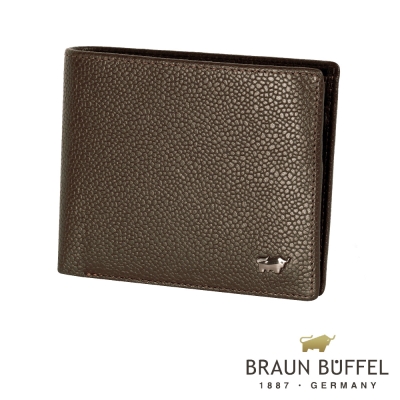 BRAUN BUFFEL - CHUCHO丘喬系列10卡皮夾 - 可可色