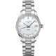 LONGINES 浪琴 官方授權 Conquest 征服者真鑽機械女錶-珍珠貝x銀/34mm L2.385.0.87.6 product thumbnail 1