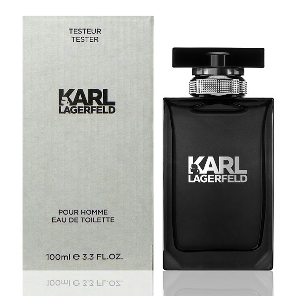 Karl Lagerfeld 卡爾同名時尚男性淡香水100ml Tester 包裝