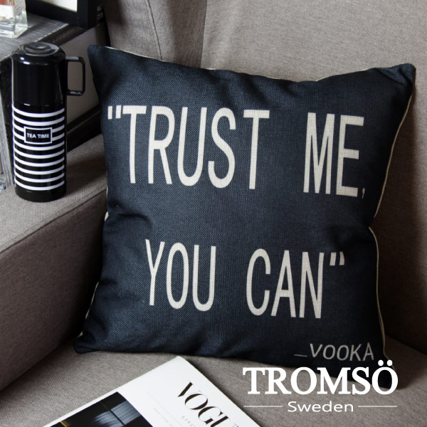 TROMSO-品味英倫棉麻抱枕/復古精神