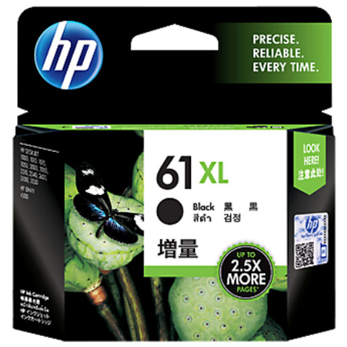 HP CH563WA #61XL 原廠黑色高容量墨水匣
