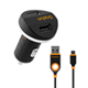 Unplug法國工藝2A雙USB皮革車充組 +MicroUSB充電傳輸線 product thumbnail 1