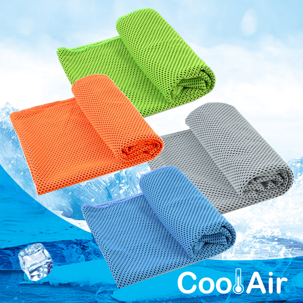 CoolAir 急速涼感降溫不硬化冰涼巾 (5入組)