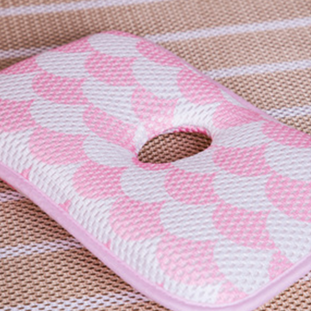 日本YODO XIUI 定型枕3D透氣網眼兒童防扁頭枕