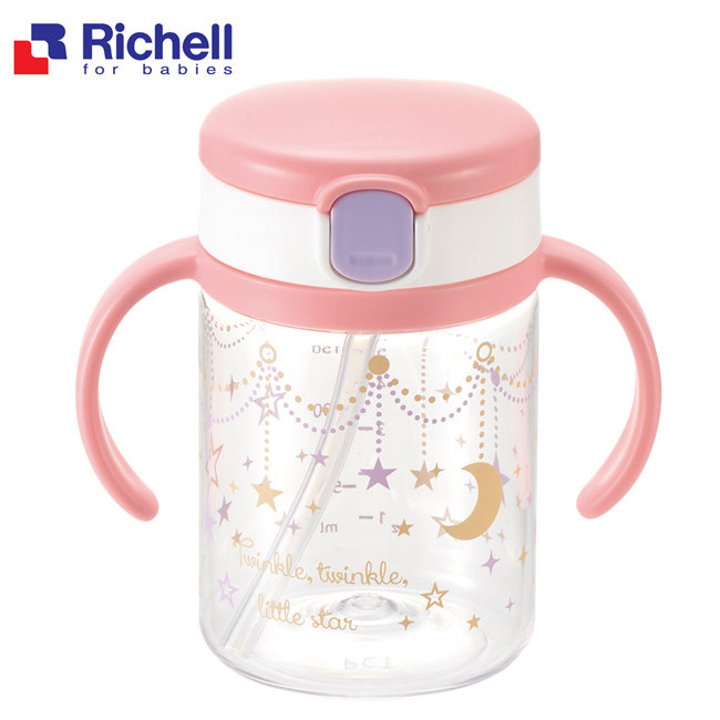 日本利其爾 Richell 幼兒學習水杯200ML-星辰