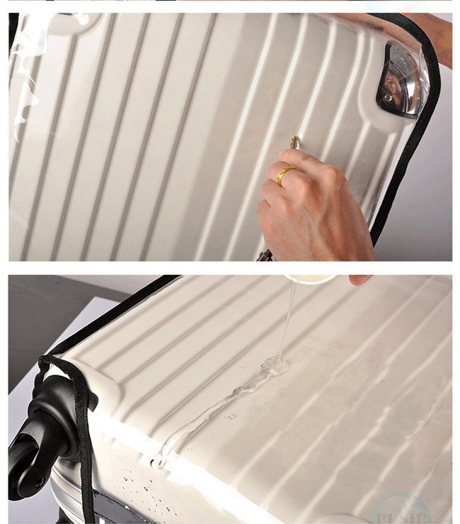 PUSH! 旅遊用品 ABS.PVC全透明行李箱專用防水保護套防塵套箱套30吋新款S39
