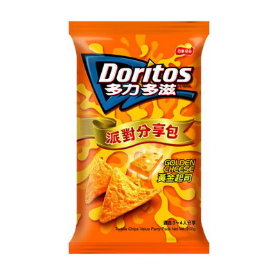 《Doritos 多力多滋》黃金起司口味玉米片(240g/包)