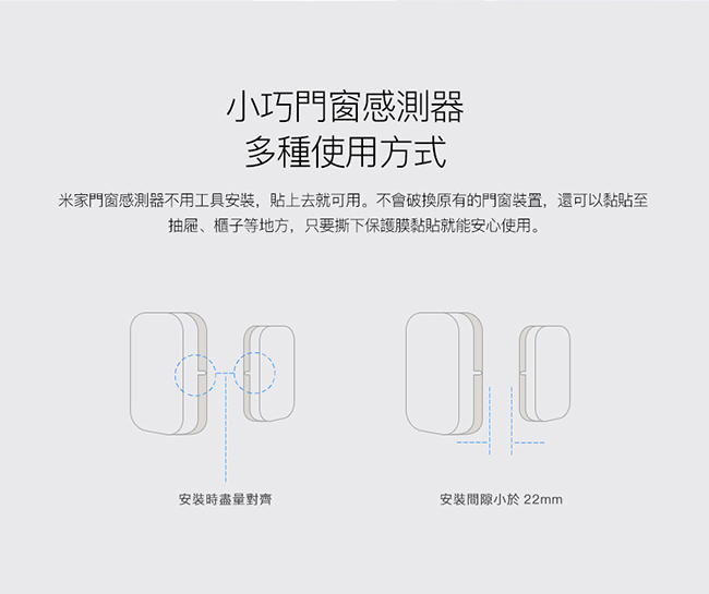 米家門窗感測器