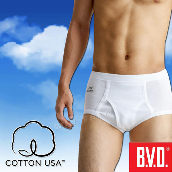 BVD 100%純棉優質三角褲-台灣製造(7入組)