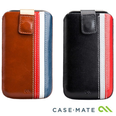 Case-Mate iPhone 4/4S 專用賽車線條真皮保護套