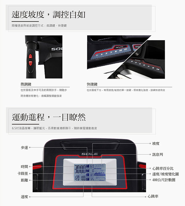 SOLE 索爾 F63 跑步機