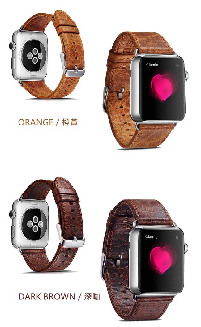 ICARER 古典系列Apple Watch 手工真皮錶帶