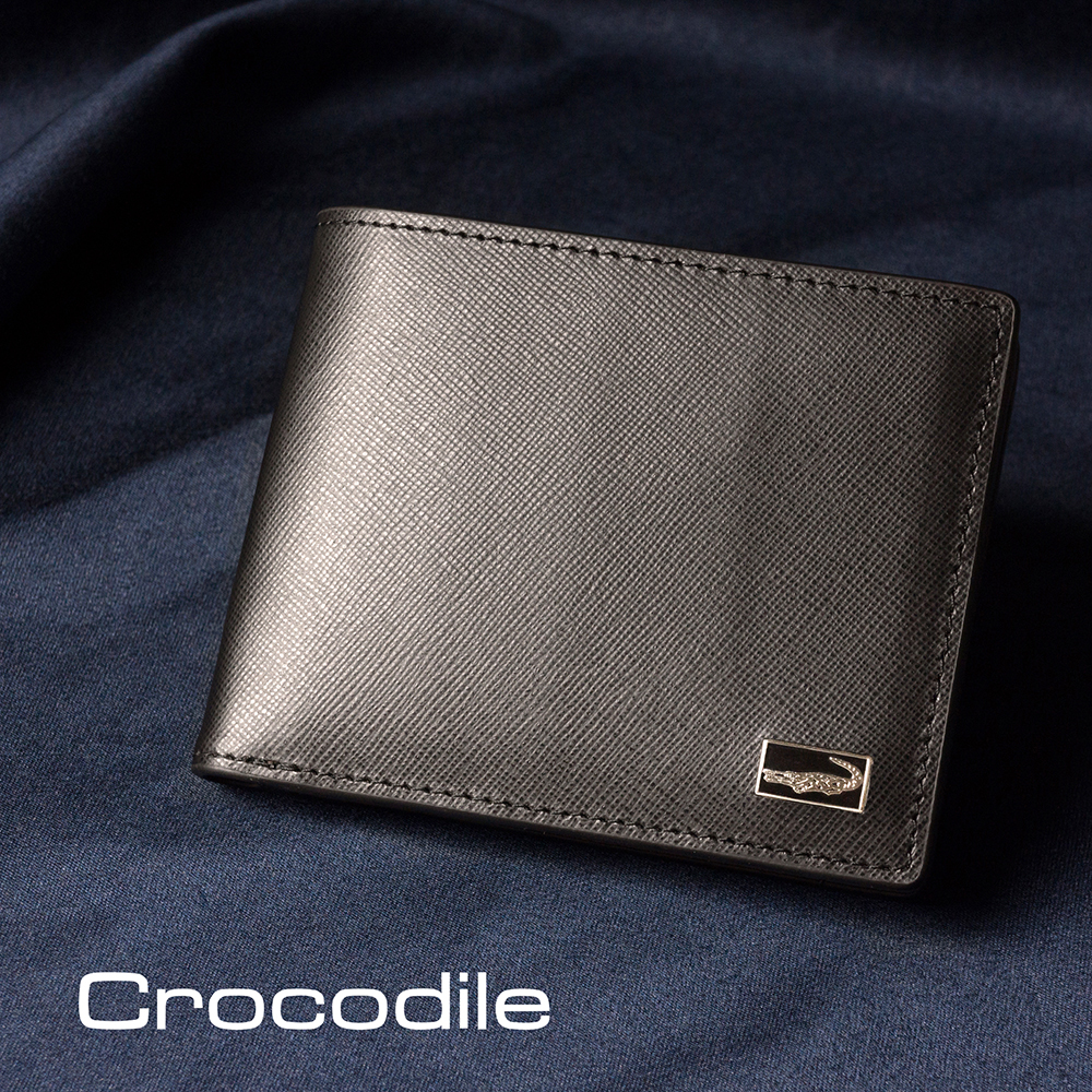 Crocodile Titanium系列短夾-上翻子夾款-0103-07803-01