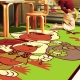 《范登伯格》奧瓦克光澤絲質感地毯-歡樂熊-140x200cm product thumbnail 1