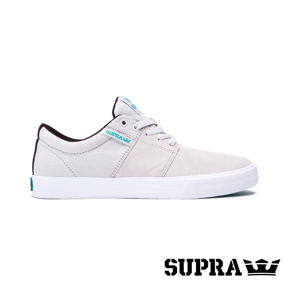 SUPRA Stacks Vulc II系列男鞋-淺灰/白