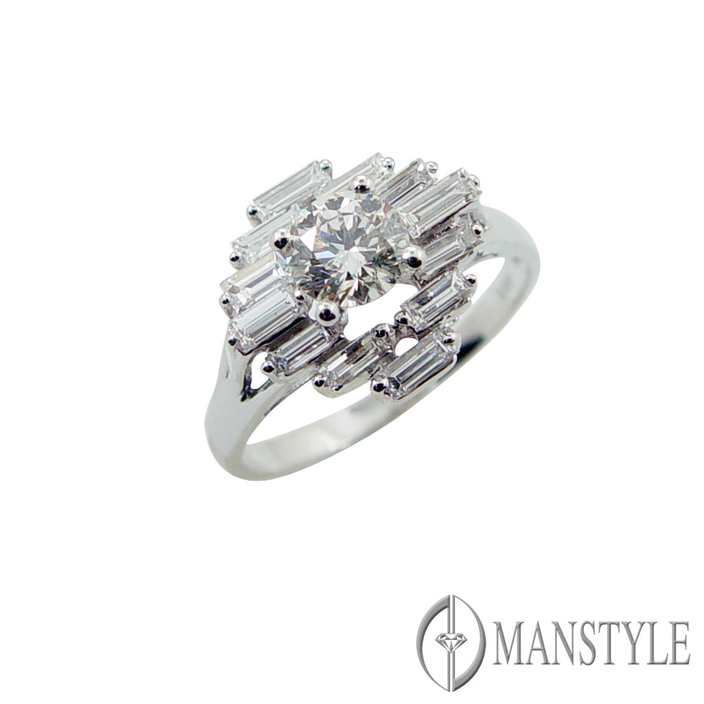 MANSTYLE DIAMOND「幸福光采」0.59ct 花式切割鑽戒