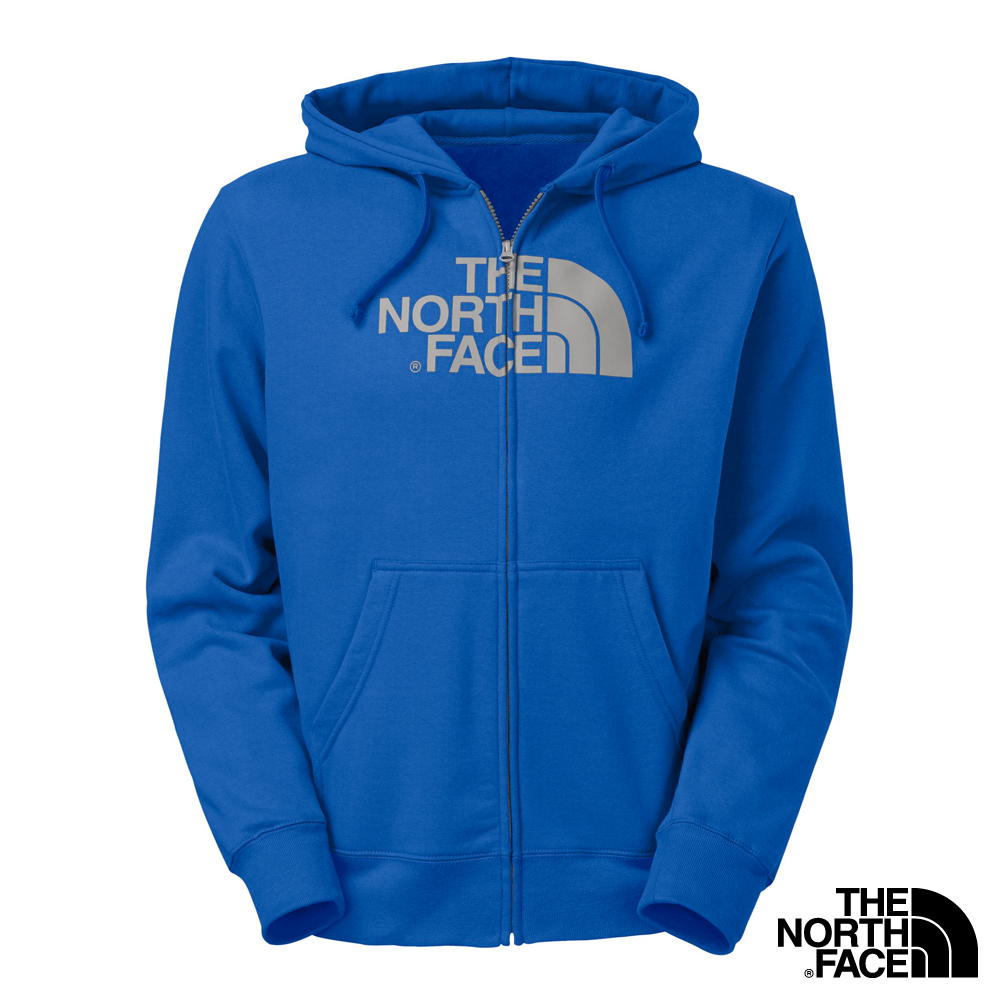 The North Face 男 兜帽風格外套 航海藍/金屬銀