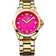 Juicy Couture Stella 甜蜜佳人晶鑽腕錶-桃紅x金/36mm product thumbnail 1