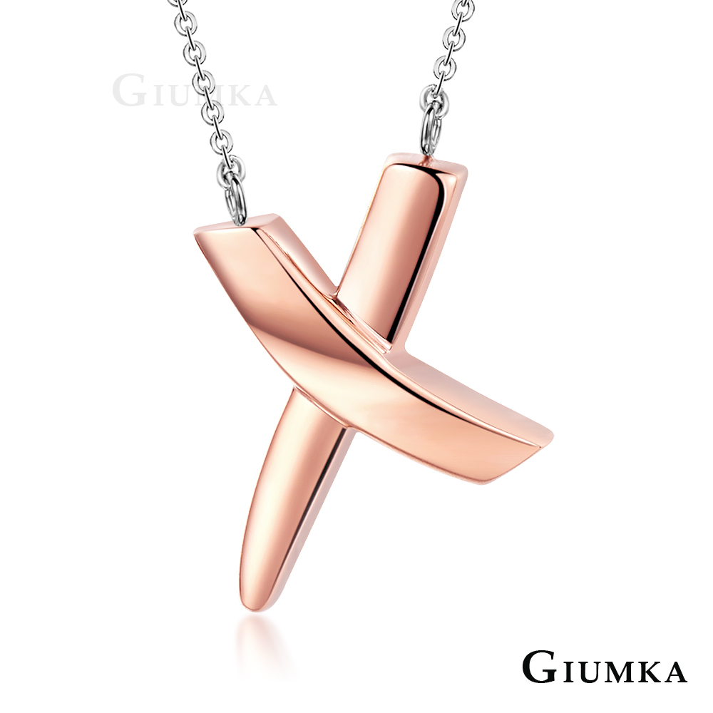 GIUMKA 浪漫交織 白鋼項鍊-共2色