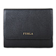 FURLA 防刮皮革三折扣式短夾(黑) product thumbnail 1