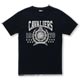 NBA-克里夫蘭騎士隊造型燙銀箔短袖T恤-黑(男) product thumbnail 1
