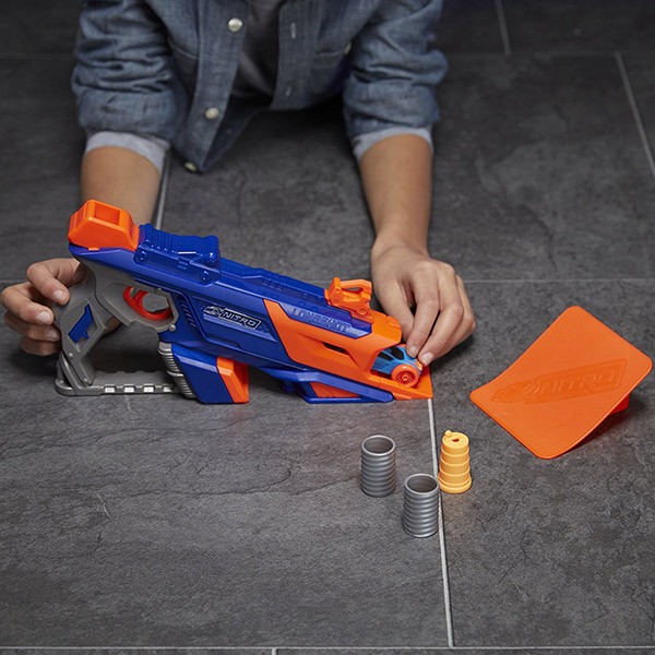 孩之寶Hasbro NERF系列 兒童射擊玩具 Nitro 極限射速賽車豪華發射組