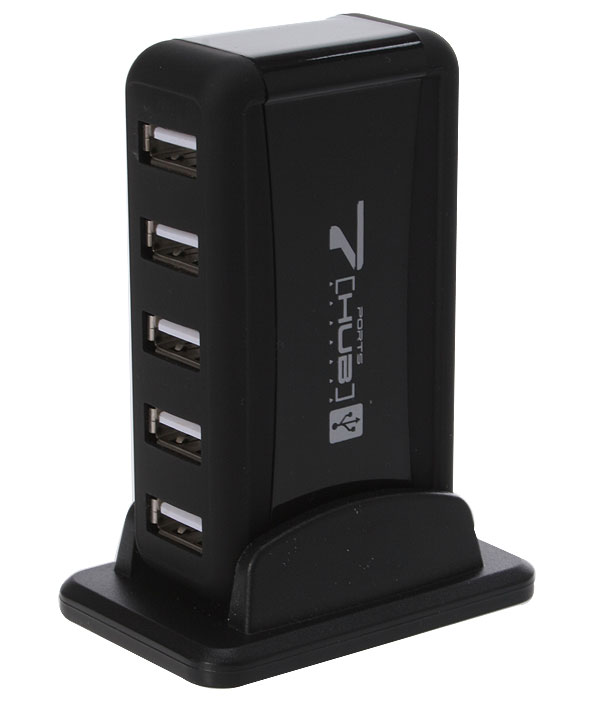 伽利略 實用型 USB 2.0 7 PORT HUB(黑)