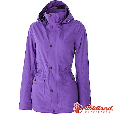 Wildland 荒野 0A52903-50粉紫色 女Pile裡防風時尚保暖外套