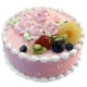 【台灣鑫鮮】粉紅花漾草莓蛋糕7吋 product thumbnail 1