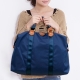 DF Queenin日韓 - 日本熱銷款輕量尼龍2用式手提包-深藍 product thumbnail 1