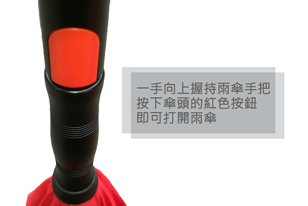 好雅也欣-雙層傘布散熱專利反向傘-C把系列-藍面紅底