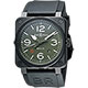 Bell & Ross Aviation 軍事飛行陶瓷機械腕錶-軍綠x黑/42mm product thumbnail 1