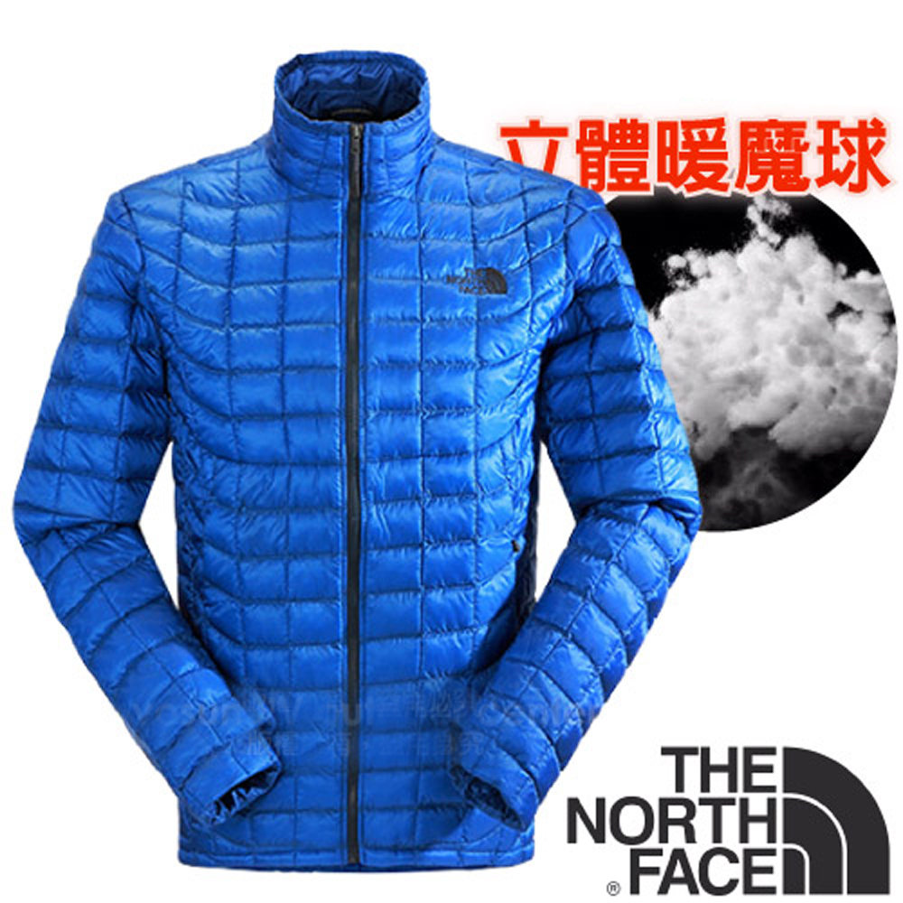 【美國 The North Face】男 PrimaLoft魔球保暖外套_怪獸藍