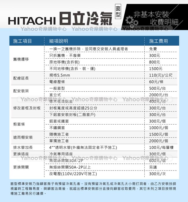 HITACHI日立 4-5坪側吹變頻冷專型冷氣RA-36QV