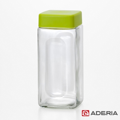 【ADERIA】日本進口玻璃醃漬瓶900ml(綠)