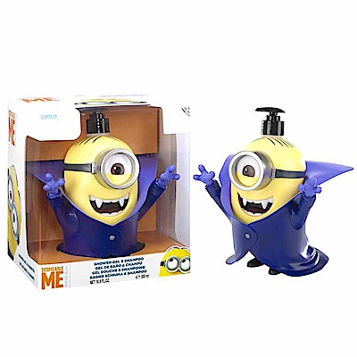 MINIONS 小小兵 德古拉3D珍藏限量版公仔 二合一沐浴洗髮精500ml