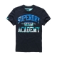 SUPERDRY 極度乾燥 文字短袖 T恤 深藍 0049 product thumbnail 1
