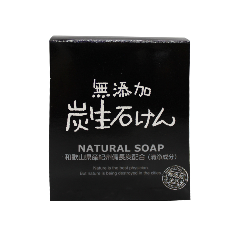 日本MAX 無添加炭生活皂80g/盒
